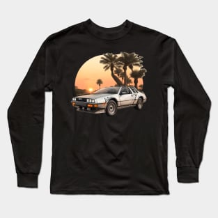 Summer Art DMC DeLorean Long Sleeve T-Shirt